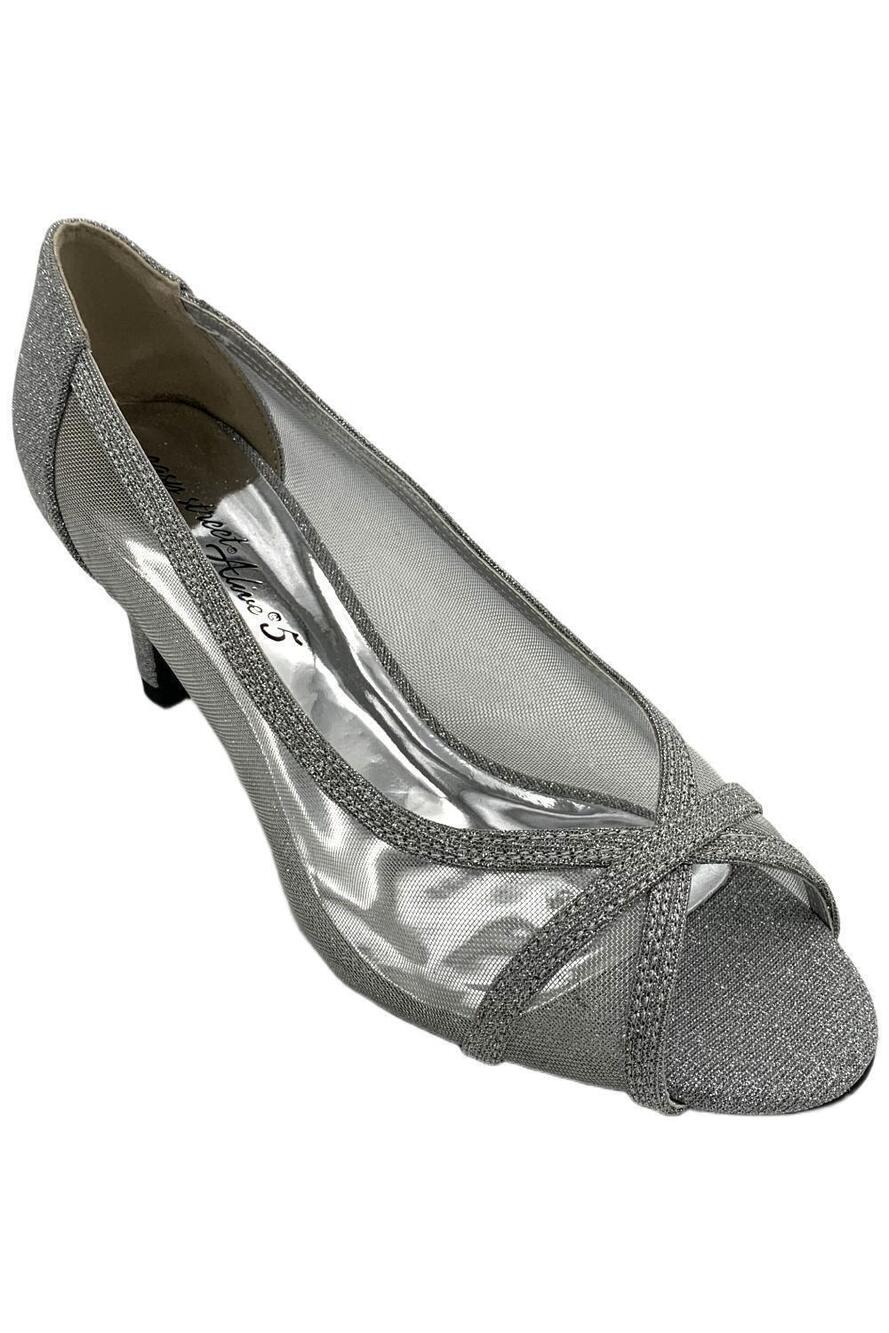 Easy Street Women's Pumps Picaboo Silver Glitter - Medium